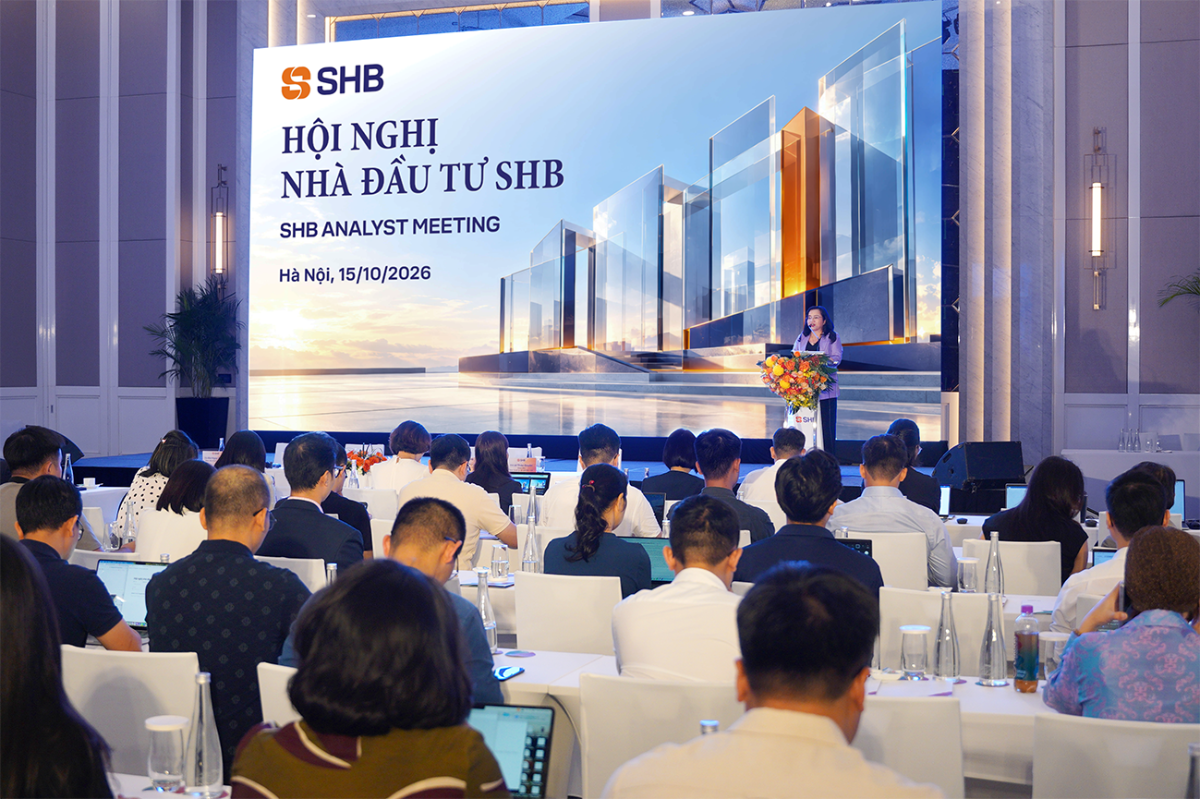 Toàn cảnh Hội nghị Nhà đầu tư SHB 2026.