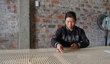 HTX mây tre đan tạo sinh kế bền vững cho phụ nữ Quảng Trạch