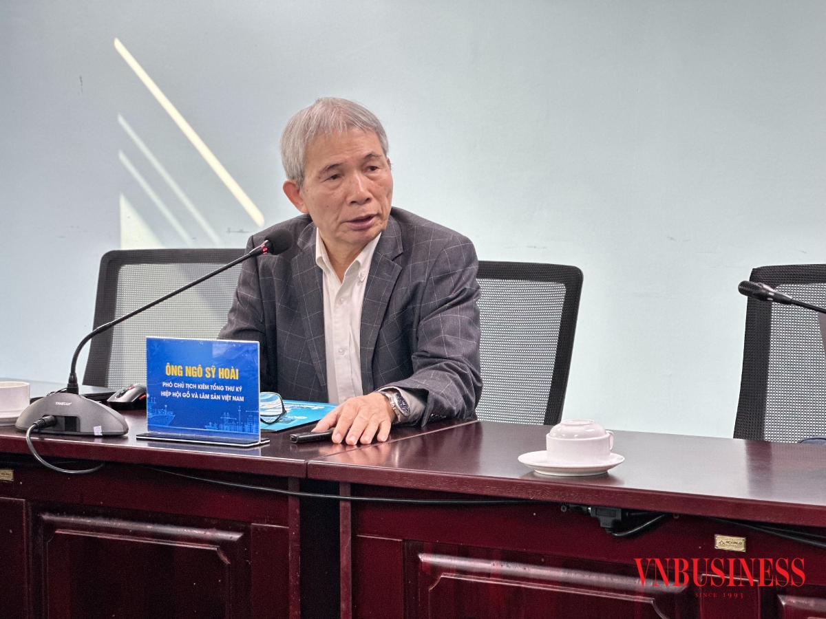 Ông Ngô Sỹ Hoài, Phó Chủ tịch kiêm Tổng Thư ký Hiệp hội Gỗ và Lâm sản Việt Nam.