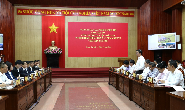 Quảng Trị và T&T Group bàn cách gỡ khó khăn, tăng tốc triển khai loạt dự án trọng điểm