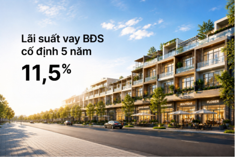 Lãi suất ưu đãi dài hạn.