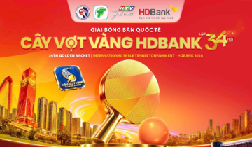HDBank đồng hành Cây vợt vàng: Tiếp nối 40 năm truyền thống, kết nối quốc tế