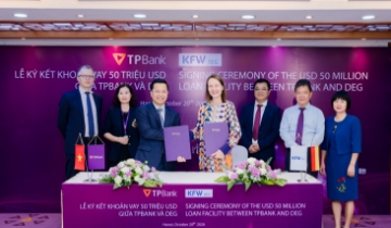 TPBank nhận 50 triệu USD vốn dài hạn từ DEG: Tối ưu nguồn vốn quốc tế, thúc đẩy tài chính xanh