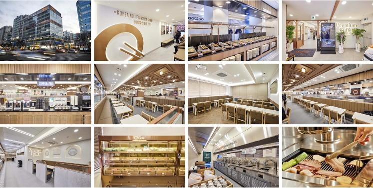 Thiết kế cửa hàng thương hiệu chuỗi buffet sushi hàng đầu Hàn Quốc QooQoo.