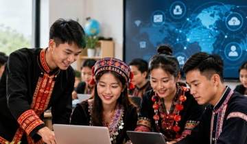 Trang bị kỹ năng AI, mở rộng cơ hội cho sinh viên dân tộc thiểu số