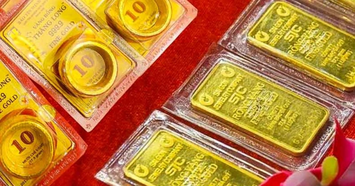 Giá vàng trong nước tiếp tục đi xuống, giao dịch quanh 142 triệu đồng/lượng