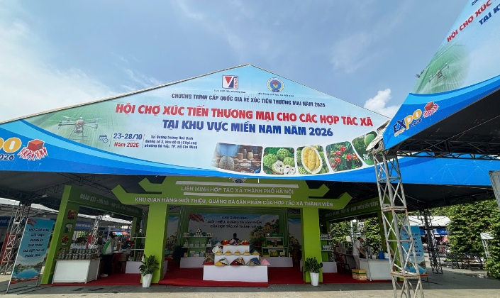 155 gian hàng hợp tác xã khai hội tại TP.HCM