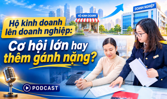Hộ kinh doanh lên doanh nghiệp: Cơ hội lớn hay thêm gánh nặng?
