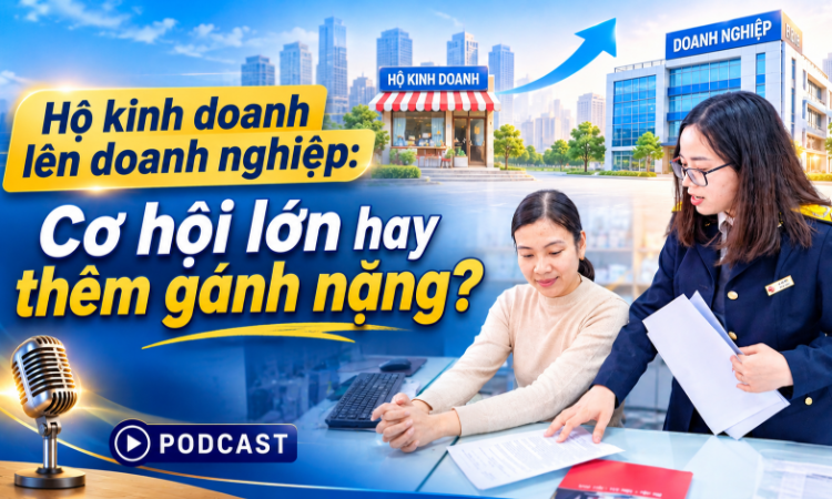 Hộ kinh doanh lên doanh nghiệp: Cơ hội lớn hay thêm gánh nặng?
