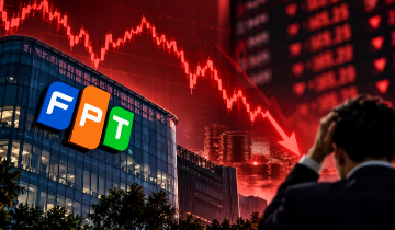 FPT mất hơn 53% giá trị từ vùng đỉnh, gần 122.000 tỷ đồng vốn hóa bốc hơi