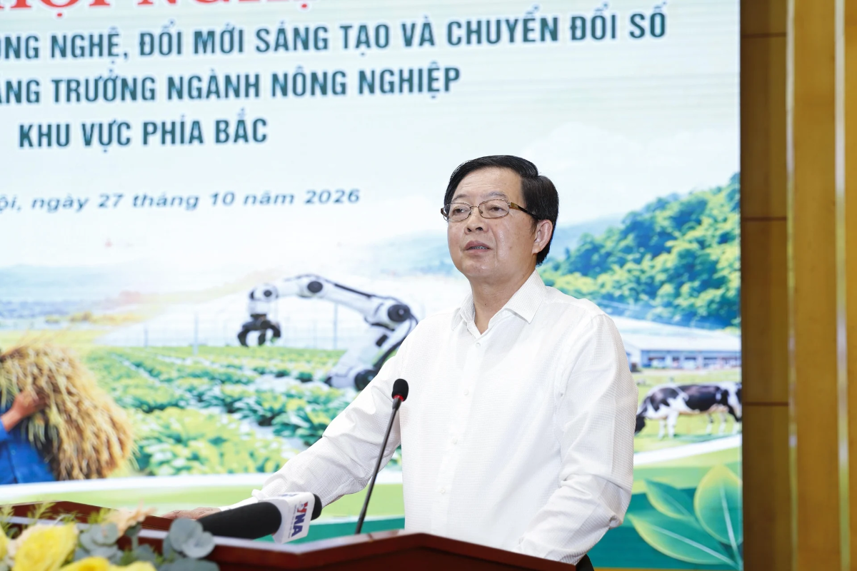 Phó Thủ tướng Chính phủ Hồ Quốc Dũng phát biểu tại Hội nghị sáng 27/10.