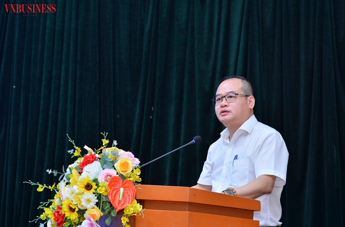 TS. Lê Tuấn An Viện trưởng Viện Khoa học Kinh tế hợp tác phát biểu khai mạc Hội thảo.