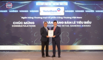 3 năm liên tiếp - VietinBank được vinh danh “Ngân hàng Bán lẻ tiêu biểu”