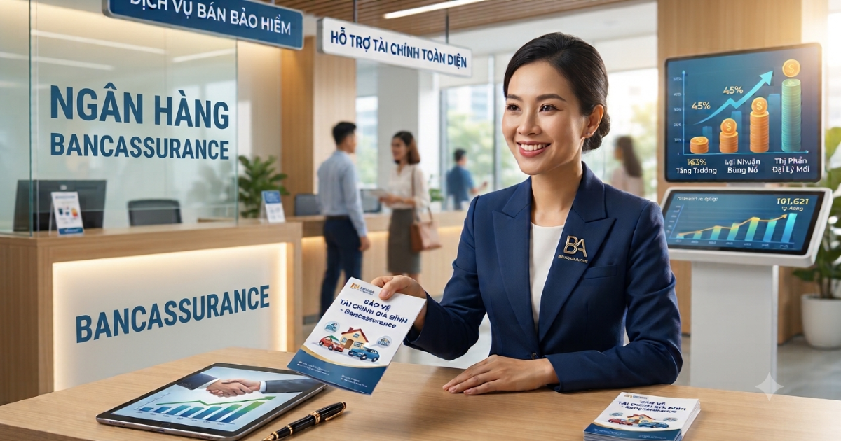 Tăng thu từ bảo hiểm, các nhà băng mở rộng "mỏ vàng" lợi nhuận