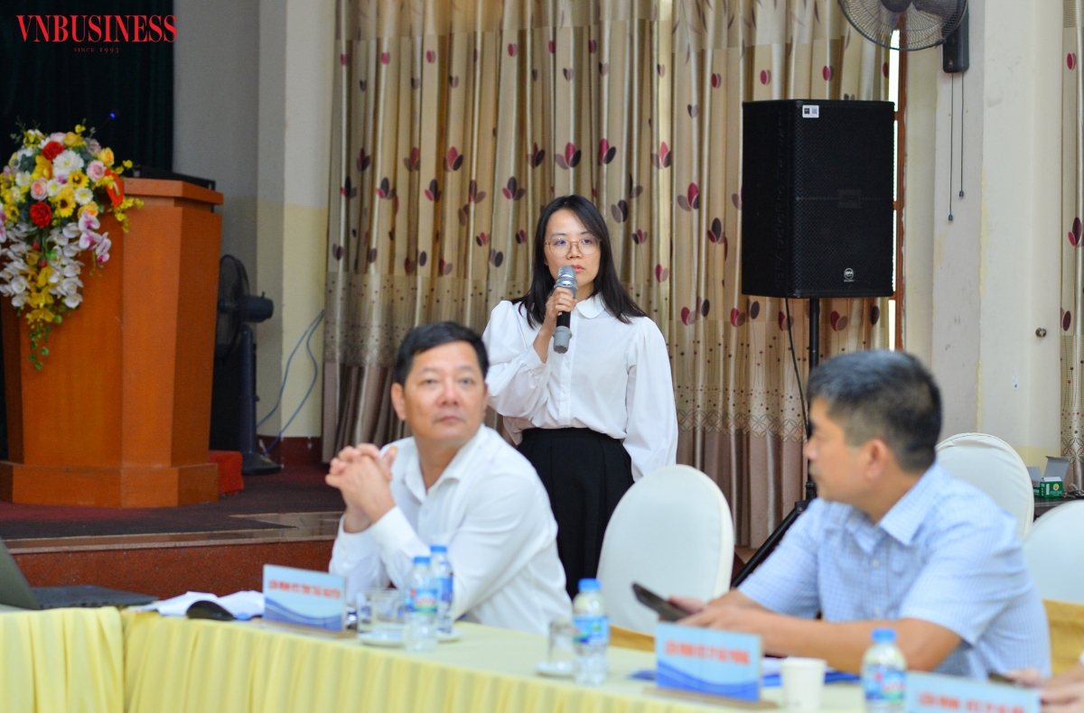 Đại diện Công ty EREX phát biểu tại Hội thảo.