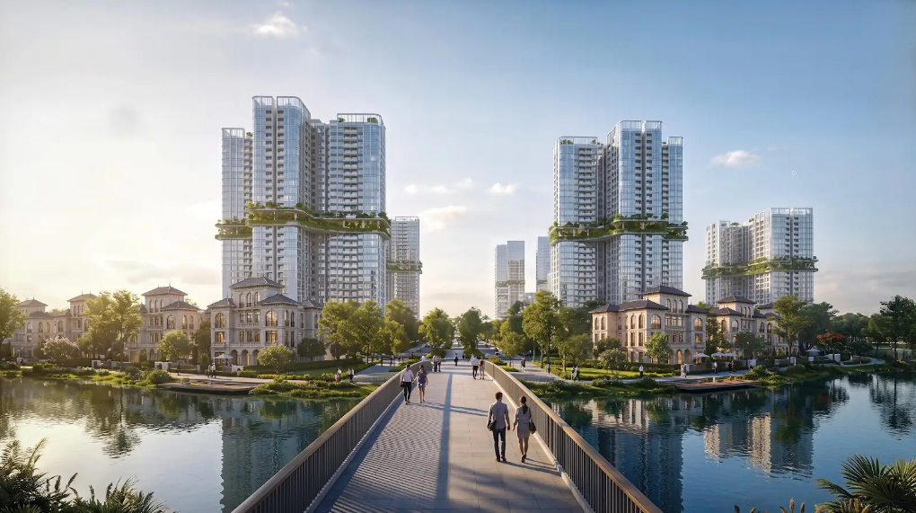 Khu đô thị đa mục tiêu Bắc Thăng Long Urban City (tên thương mại Handico Sunshine New Hanoi) do liên danh nhà đầu tư Handico - Sunshine Group - Thái Nam Land triển khai đang đẩy nhanh công tác giải phóng mặt bằng.